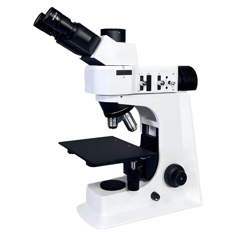 10x20x50 LWD Coverless Metallurgical Microscope with LED Light